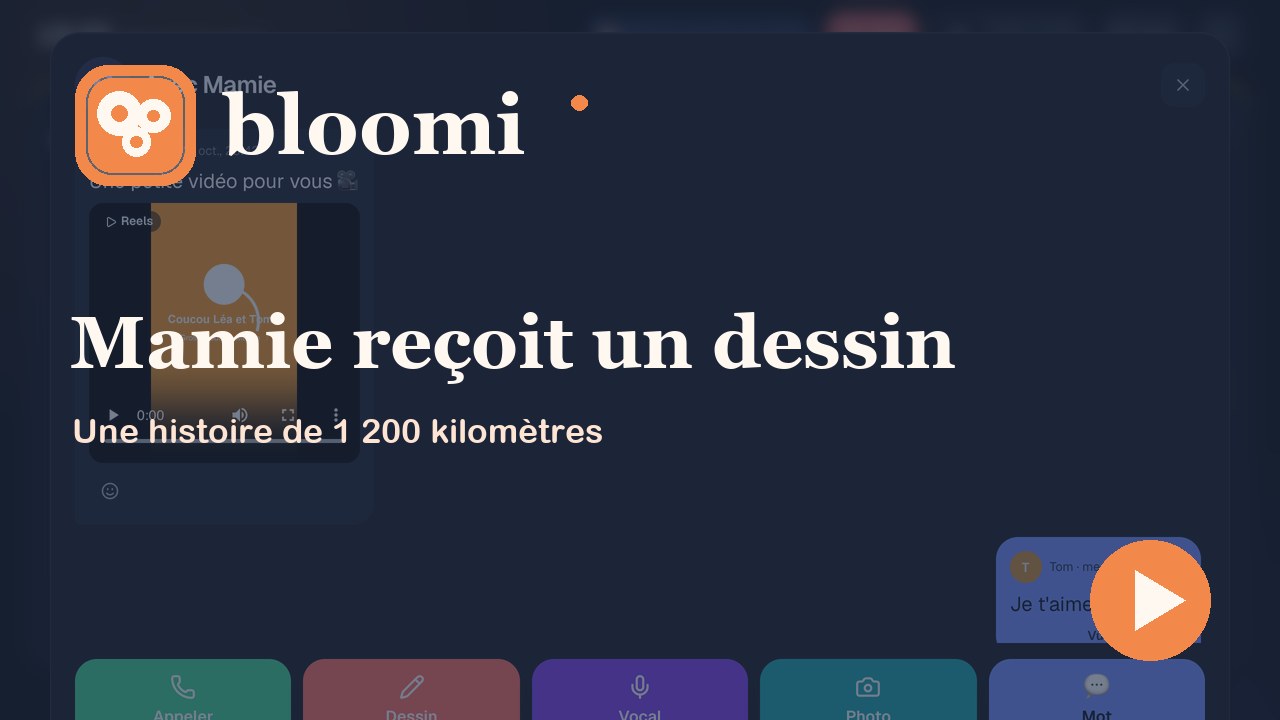 Mamie reçoit un dessin